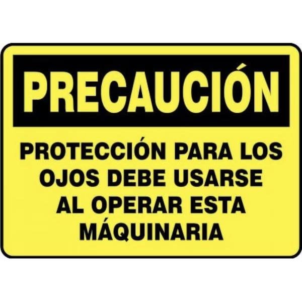 Accuform OSHA CAUTION SAFETY SIGN EYE SHMPPA611VP SHMPPA611VP - main